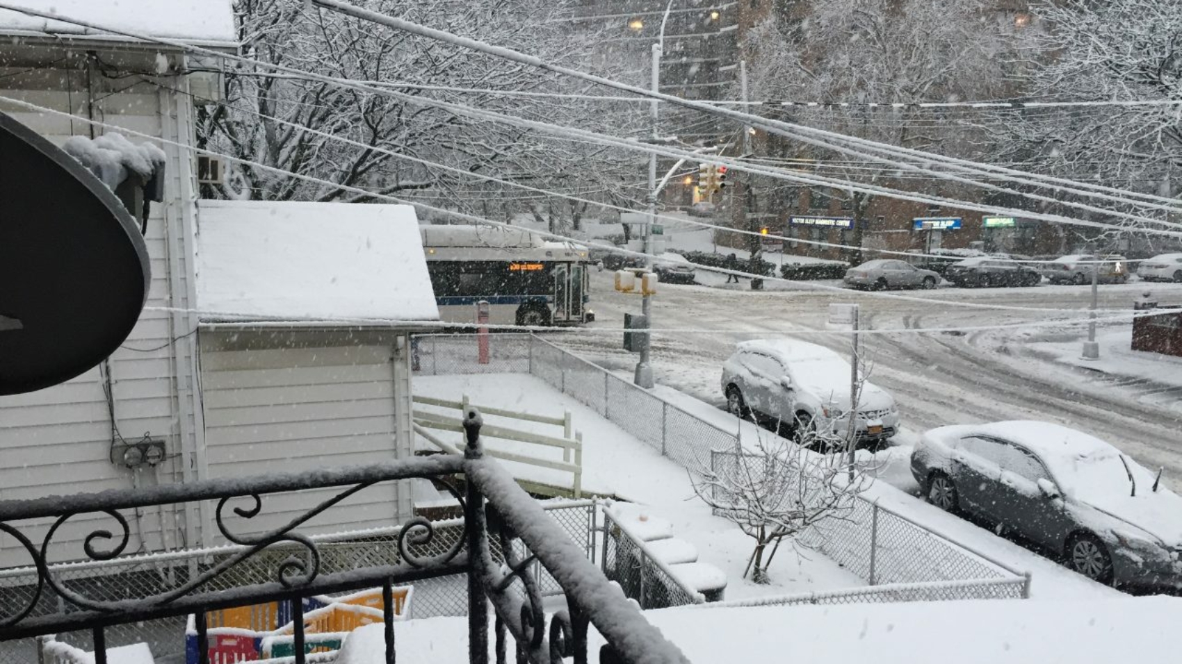 Snow in Queens